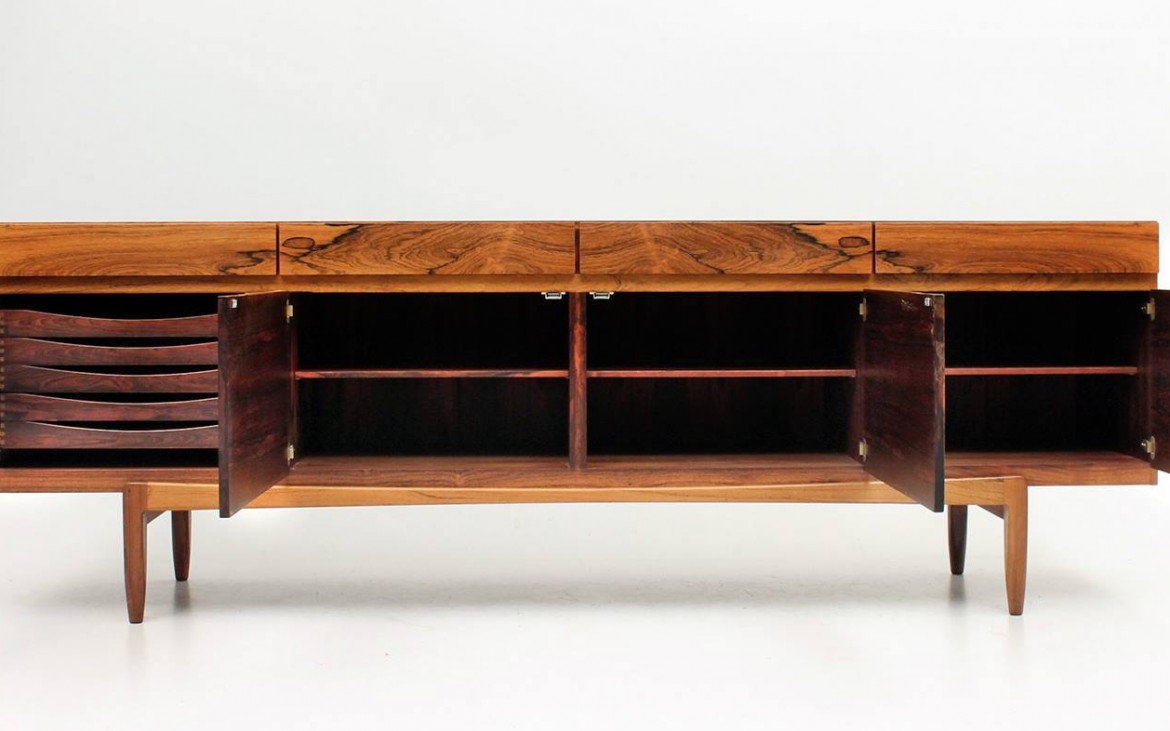 66 sideboard rosewood kofod larsen Faarup 50s mcmdaily