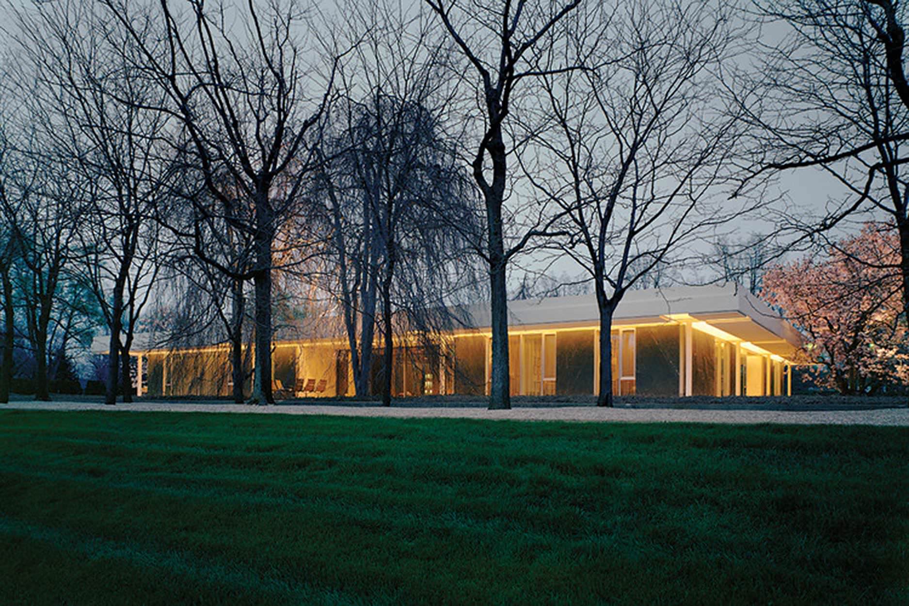 miller house columbus indiana eero saarinen mid century modern modernism